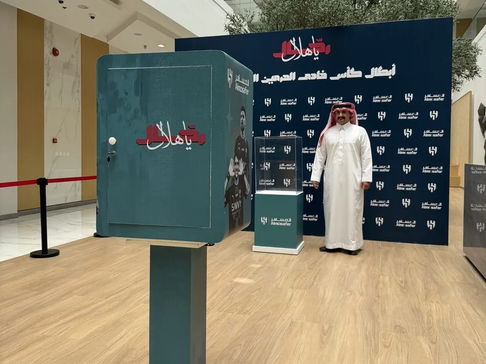 A New Classic booth for Almosafer's Al Hilal fan celebration