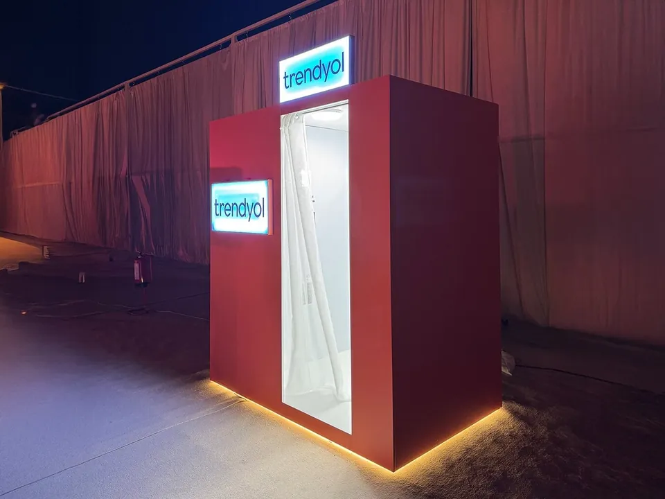 A Vintage Booth at Trendyol's private celebrity dinner